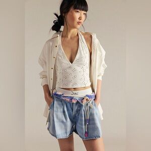 NWOT We The Free Light Blue Women Shorts